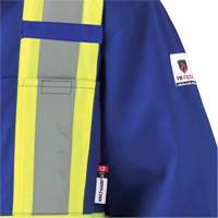 7706T FR-Tech&reg; Flame-Resistant Coverall with Leg Zippers, Size 40 (Tall), Royal Blue, 9.7 cal/cm² M & M Nord Ouest Inc