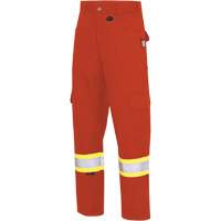 7765 Pantalon cargo de s&eacute;curit&eacute; haute visibilit&eacute; r&eacute;sistant aux arcs &eacute;lectriques FR-Tech 88/12, 30, x 32, Orange haute visibilit&eacute;, 10 cal/cm² M & M Nord Ouest Inc