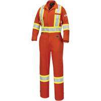 7702W FR-Tech&reg; Women's FR/Arc-Rated Coveralls, Size X-Small, High Visibility Orange, 10 cal/cm² M & M Nord Ouest Inc