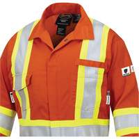 7702W FR-Tech&reg; Women's FR/Arc-Rated Coveralls, Size X-Small, High Visibility Orange, 10 cal/cm² M & M Nord Ouest Inc