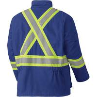5523 Flame-Resistant Safety Parka, Small, Royal Blue, 58 cal/cm² M & M Nord Ouest Inc