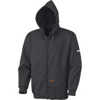 337 Flame-Resistant Zip Style Hoodie, Men's, X-Small, Black, 22 cal/cm² M & M Nord Ouest Inc