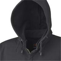 337 Flame-Resistant Zip Style Hoodie, Men's, X-Small, Black, 22 cal/cm² M & M Nord Ouest Inc