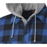 415SS Quilted Hooded Shirt, Men's, Small, Multi-Colour M & M Nord Ouest Inc