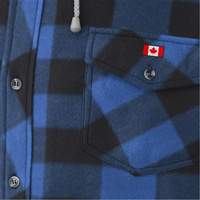 415SS Quilted Hooded Shirt, Men's, Small, Multi-Colour M & M Nord Ouest Inc