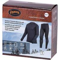 D2200A Premium Quick-Dry & Moisture-Wicking Underwear Set, Men's, X-Small, Black M & M Nord Ouest Inc