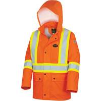 5892PKT High-Visibility FR Waterproof Safety Jacket, X-Small, High Visibility Orange M & M Nord Ouest Inc