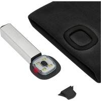 5678 Knit Toque with LED Headlight, Fleece Lining, One Size, Black M & M Nord Ouest Inc