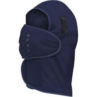 565N Long-Necked Hardhat Liner, Fleece Lining, One Size, Navy Blue M & M Nord Ouest Inc
