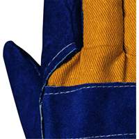 630 Blue Insulated Fitter's Gloves, One Size, Split Cowhide Palm, Boa Inner Lining M & M Nord Ouest Inc
