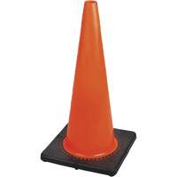 Premium Flexible Safety Cone, 28", Orange SHE783 | M & M Nord Ouest Inc