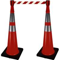 2308 Traffic Cone Topper with 10' Barricade Tape M & M Nord Ouest Inc