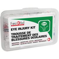 Eye Injury Kit, Plastic Box SHE882 | M & M Nord Ouest Inc