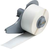 All-Weather Permanent Adhesive Label Tape, Vinyl, White, 1" Width M & M Nord Ouest Inc