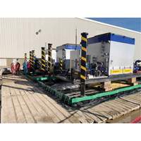 Ultimate Copolymer 2000 Ultra-Containment Berm&reg;, 179 US gal. Capacity, 4' W x 6' L x 12" H, Hinge Bracket M & M Nord Ouest Inc