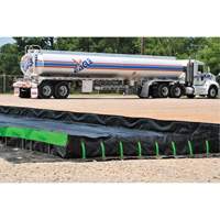 Ultimate Copolymer 2000 Ultra-Containment Berm&reg;, 179 US gal. Capacity, 4' W x 6' L x 12" H, Hinge Bracket M & M Nord Ouest Inc