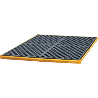 4-Drum Flexible Ultra-Spill Deck&reg;, 22 US gal. Spill Capacity, 48" x 48" x 2.5" M & M Nord Ouest Inc