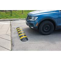 Speed Bump Kit, Rubber, 4' L x 11" W x 2" H M & M Nord Ouest Inc