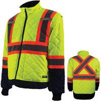 Freezer Jacket, Polyester, High Visibility Orange, Small SHF970 | M & M Nord Ouest Inc