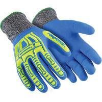 Gants r&eacute;sistants aux coupures Rig Lizard Fluid 7102, Taille 5/2T-petit, Calibre 13, Rev&ecirc;tement Nitrile, Enveloppe en Fibre de verre/PEHP, ASTM ANSI niveau A4 M & M Nord Ouest Inc