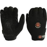 Mechanic Anti-Impact Gloves, 7/Small, Synthetic/Suede Palm, Elastic/Hook & Loop Cuff M & M Nord Ouest Inc