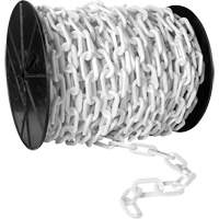 Heavy-Duty Plastic Safety Chain, Orange M & M Nord Ouest Inc