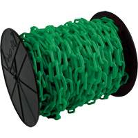 Heavy-Duty Plastic Safety Chain, Green M & M Nord Ouest Inc