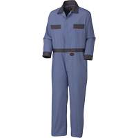 Coveralls with Concealed Brass Buttons, Men's, Navy Blue, Size 40 SHH545 | M & M Nord Ouest Inc