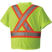 6989 Traffic Micro Mesh T-Shirt, X-Small, High Visibility Lime-Yellow M & M Nord Ouest Inc