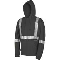 6966 Bird's-Eye Safety Hoodie, Small, Black M & M Nord Ouest Inc