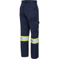Pantalon cargo de travail, Poly-coton, 30, Bleu marine SHH756 | M & M Nord Ouest Inc