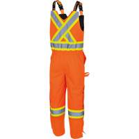 5040 Waterpoof Quilted Safety Overalls, Polyester, Small, High Visibility Orange M & M Nord Ouest Inc