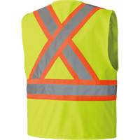 6689 High-Visibility Vest, High Visibility Lime-Yellow, 4X-Large, Polyester M & M Nord Ouest Inc