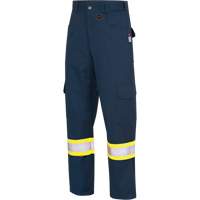 7764 Pantalons de s&eacute;curit&eacute; ignifuges et r&eacute;sistants aux arcs &eacute;lectriques &agrave; haute visibilit&eacute; 88/12 FR-Tech, 30, x 32, Bleu marin M & M Nord Ouest Inc