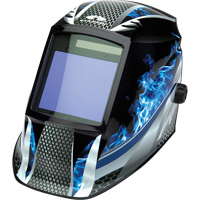 Leadhead&reg; Auto Darkening Welding Helmet, 3.8" L x 3.4" W View Area, 9 - 13 Shade Range M & M Nord Ouest Inc
