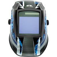 Leadhead&reg; Auto Darkening Welding Helmet, 3.8" L x 3.4" W View Area, 9 - 13 Shade Range M & M Nord Ouest Inc
