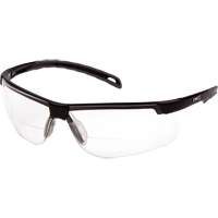 Lunettes de lecture H2MAX avec monture noire, Antibu&eacute;e, Transparent, Dioptrie 2,0 M & M Nord Ouest Inc