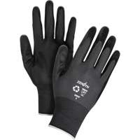 Gants &eacute;cologiques enduits et perm&eacute;ables &agrave; l'air, 9, R&ecirc;vetement Mousse de nitrile, Calibre 21, Enveloppe en Nylon/rPET M & M Nord Ouest Inc