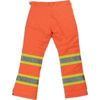 Pantalon de sécurité isolant et extensible pour femmes, Polyester, T-petit, Orange haute visibilité SHI911 | M & M Nord Ouest Inc