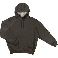 Water Repellent Fleece Pullover Hoodie, Men's, Small, Grey M & M Nord Ouest Inc