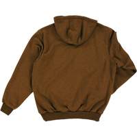 Water Repellent Fleece Pullover Hoodie, Men's, Small, Brown M & M Nord Ouest Inc