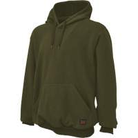 Water Repellent Fleece Pullover Hoodie, Men's, Small, Green M & M Nord Ouest Inc