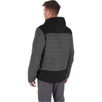 Veste chauffante M12 QuietShell avec pile, Hommes, Petit, Gris M & M Nord Ouest Inc