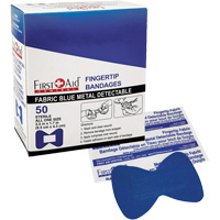 Bandages, Fingertip, Fabric Metal Detectable, Non-Sterile M & M Nord Ouest Inc