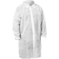 KleenGuard KGA10 Lab Coat, Medium, White M & M Nord Ouest Inc