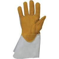 Gants de soudage 335DBP Endura, Cuir de vache refendu/Cuir d'&eacute;lan refendu, Taille Petit M & M Nord Ouest Inc