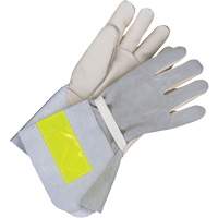 Gants de travail doubl&eacute;s avec poignet de 5", Cuir fleur de vache, Taille 10 M & M Nord Ouest Inc