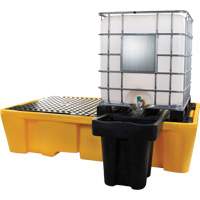 Double IBC Spill Pallet, 317 US gal. Spill Capacity, 89" x 57" x 23" M & M Nord Ouest Inc