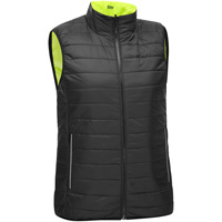 Bisley&reg; X-Back Women's Contoured Reversible Puffer Vest, High Visibility Lime-Yellow, Small, Polyester M & M Nord Ouest Inc