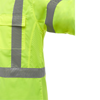 Bisley&reg; X-Back Long Sleeve Work Shirt with X-Airflow, Poly-Cotton, Small, High Visibility Lime-Yellow M & M Nord Ouest Inc